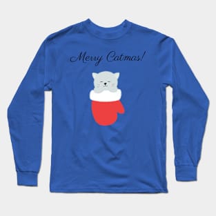 Merry Catmas Long Sleeve T-Shirt